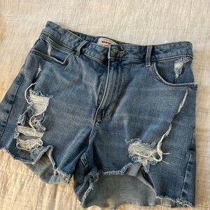 Wrangler Women's Blue Denim Shorts